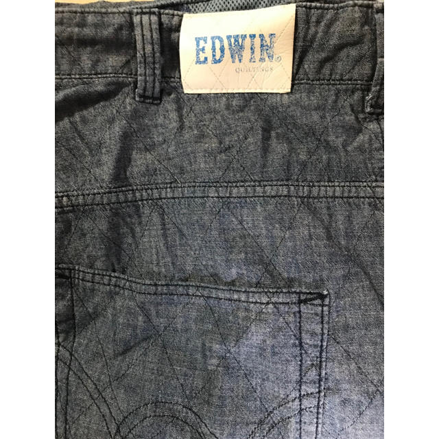 EDWIN(エドウィン)のEDWIN楽ちんパンツ★デニム調 大きいサイズUSED メンズのパンツ(その他)の商品写真