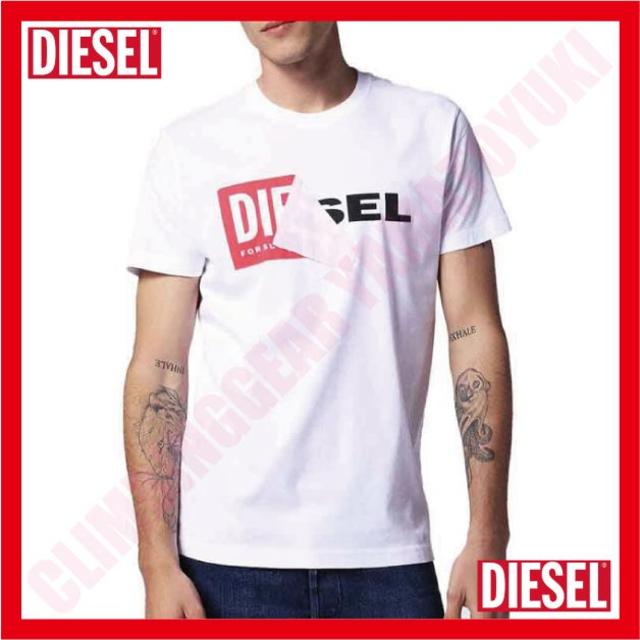 DIESEL(ディーゼル)の【残りわずか】DIESEL T-DIEGO-QA ホワイト WHITE XL メンズのトップス(Tシャツ/カットソー(半袖/袖なし))の商品写真