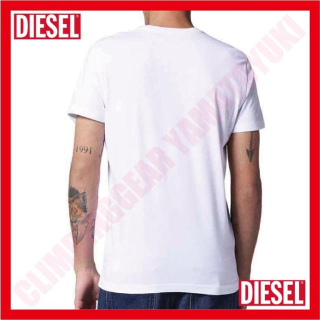 DIESEL(ディーゼル)の【残りわずか】DIESEL T-DIEGO-QA ホワイト WHITE XL メンズのトップス(Tシャツ/カットソー(半袖/袖なし))の商品写真