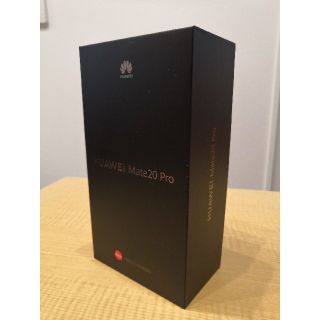 アンドロイド(ANDROID)の【美品】Huawei Mate 20 Pro  (Blue) Sim-free版(スマートフォン本体)