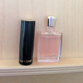 ランコム(LANCOME)の新品、未使用ランコム香水、口紅セット(香水(女性用))