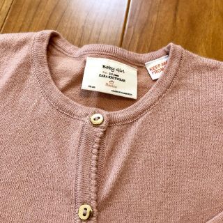 ザラキッズ(ZARA KIDS)のZARA baby ベーシックカーディガン 98サイズ(カーディガン)