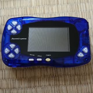 バンダイ(BANDAI)の【美品】ワンダースワン スワンクリスタル(携帯用ゲーム機本体)