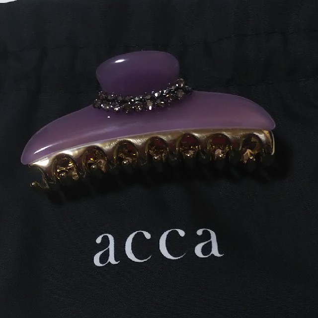 acca(アッカ)のacca クリスタルメッシュ クリップ レディースのヘアアクセサリー(バレッタ/ヘアクリップ)の商品写真