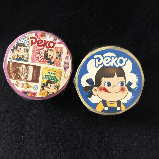 ITS'DEMO(イッツデモ)のペコちゃん イッツデモ マスキングテープ お菓子柄 インテリア/住まい/日用品の文房具(テープ/マスキングテープ)の商品写真