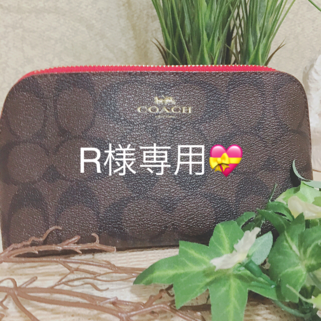 ???? COACH ????シグネチャーレザーポーチ未使用