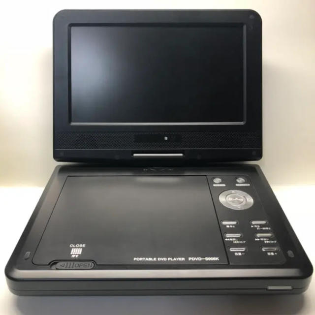 TMY ポータブルDVDプレーヤー PDVD-S906K ブラック