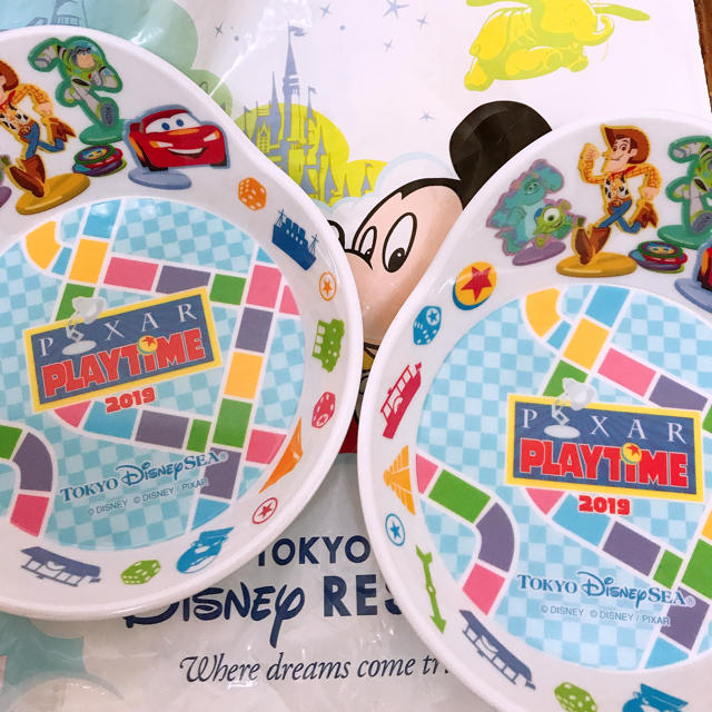 Disney(ディズニー)のピクサー皿  新品未使用 値引き エンタメ/ホビーのおもちゃ/ぬいぐるみ(キャラクターグッズ)の商品写真