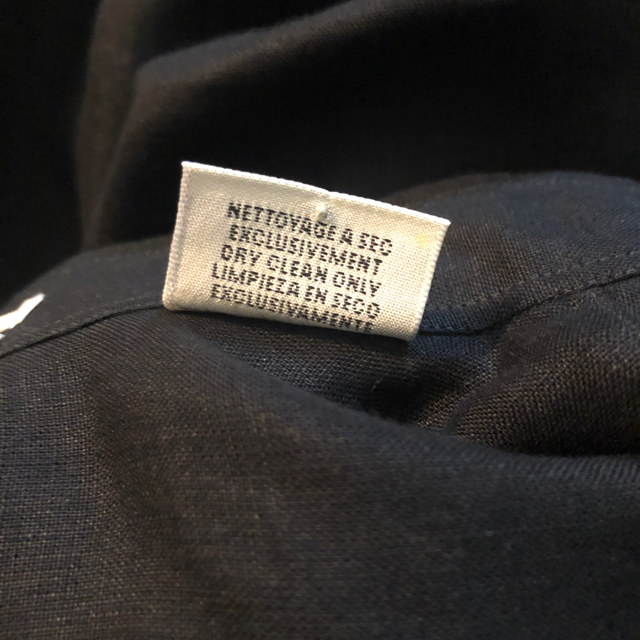 Hermes(エルメス)のエルメス リネンシャツ ブラック 40サイズ メンズのトップス(シャツ)の商品写真