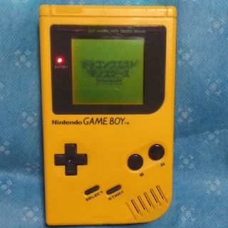 ゲームボーイ(ゲームボーイ)のゲームボーイ　イエロー中古(携帯用ゲーム機本体)