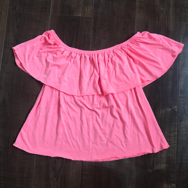 ZARA(ザラ)のzaragirls オフショルダー キッズ/ベビー/マタニティのキッズ服女の子用(90cm~)(Tシャツ/カットソー)の商品写真