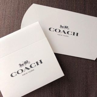 コーチ(COACH)の【未使用】COACH 白色ギフトボックス(ラッピング/包装)