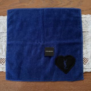 サンローラン(Saint Laurent)のイヴサンローラン ハート タオルハンカチ 新品(ハンカチ)