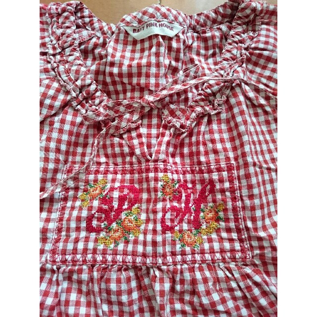 PINK HOUSE(ピンクハウス)のBABY PINK HOUSE トップス キッズ/ベビー/マタニティのキッズ服女の子用(90cm~)(ブラウス)の商品写真