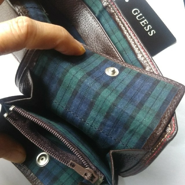 GUESS(ゲス)のGUEES 折り財布牛革USA GUEES. INC よりライセンス ヤマニ メンズのファッション小物(折り財布)の商品写真