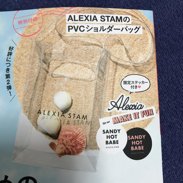 ALEXIA STAM(アリシアスタン)のjj6月号 付録 ALEXIA STAM PVCバッグ レディースのバッグ(トートバッグ)の商品写真