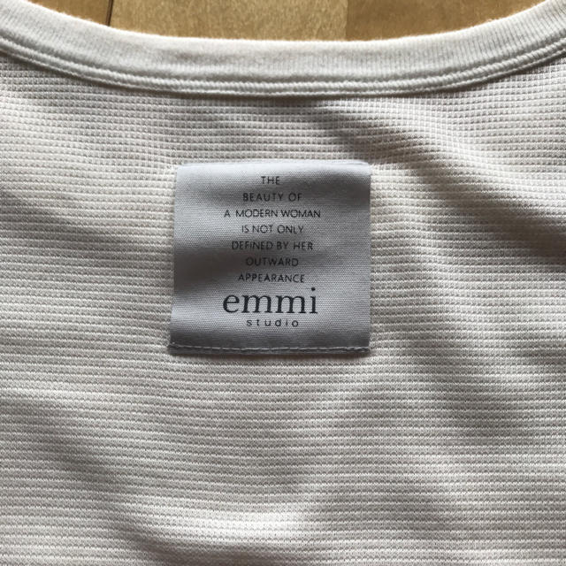 emmi atelier(エミアトリエ)のemmiyogaトップス レディースのトップス(Tシャツ(半袖/袖なし))の商品写真