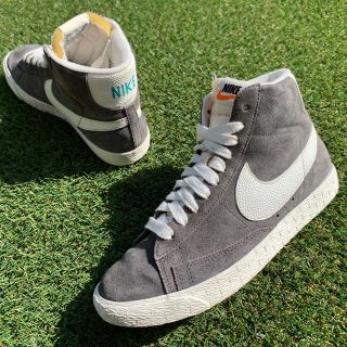 ナイキ(NIKE)の美品24.5 NIKE ナイキ ブレザー MID SUEDE スエード B45(スニーカー)