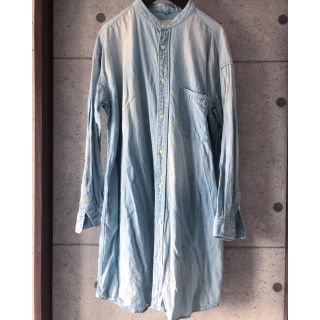 ネストローブ(nest Robe)のTOUJOURS トゥジュー シャンブレーシャツワンピース(ひざ丈ワンピース)