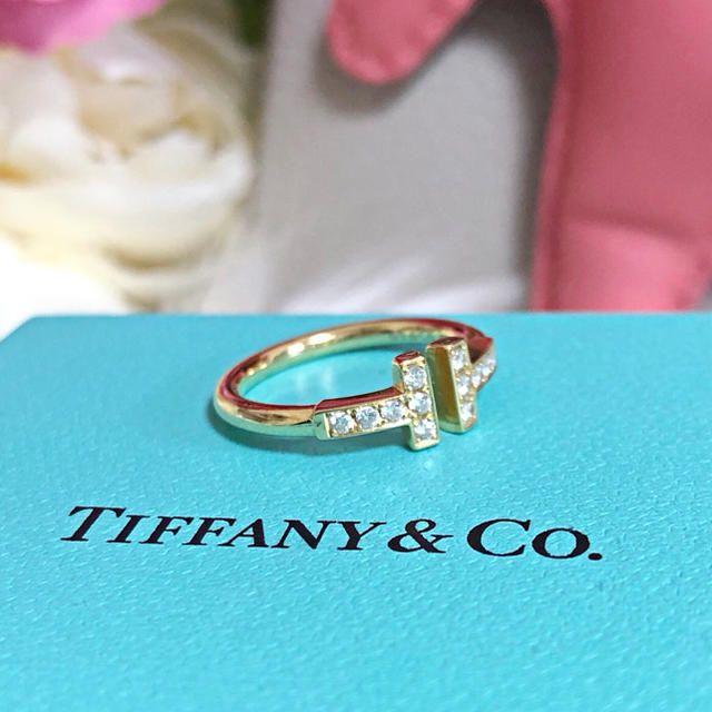 Tiffany & Co.(ティファニー)の❤️新品仕上げ❤️ ティファニー ダイヤ Tワイヤー リング 指輪 7号 レディースのアクセサリー(リング(指輪))の商品写真