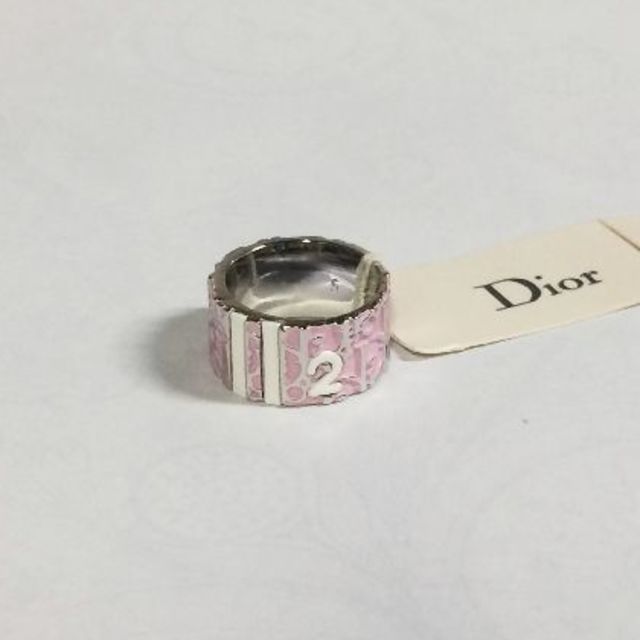 Christian Dior(クリスチャンディオール)のクリスチャンディオール Dior トロッターリング 指輪 ピンク レディースのアクセサリー(リング(指輪))の商品写真