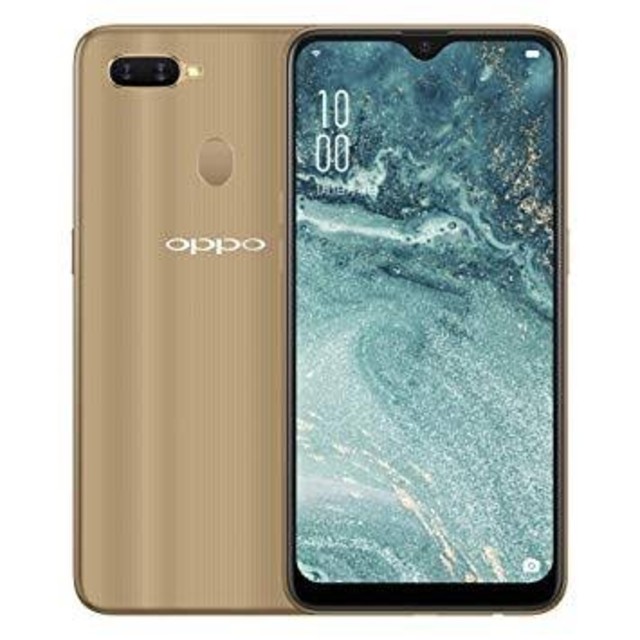 OPPO AX7 新品未使用品 ゴールド スマホ/家電/カメラのスマートフォン/携帯電話(スマートフォン本体)の商品写真