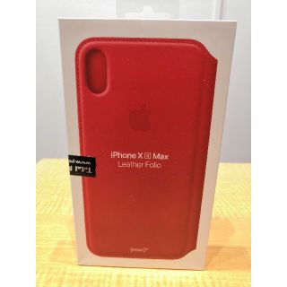 アイフォーン(iPhone)のiPhone XS Maxレザーフォリオ - (PRODUCT)RED

(iPhoneケース)