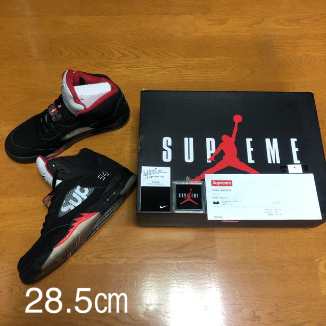 【希少サイズ】supreme × NIKE airjordan5 us10.5