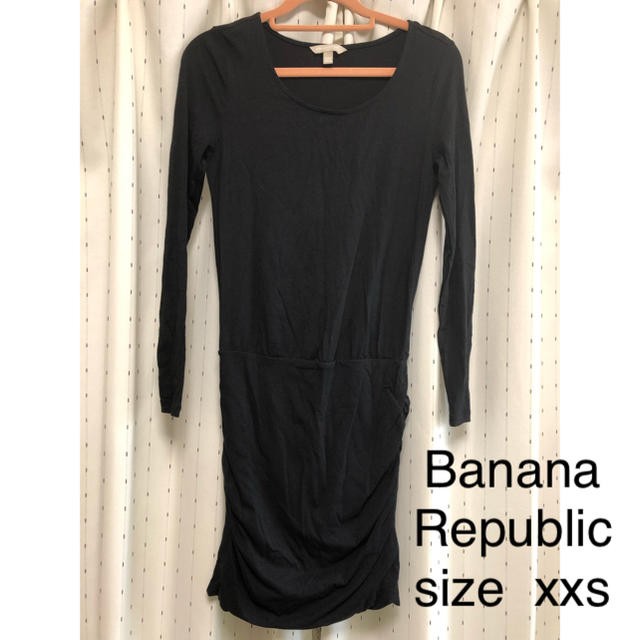 Banana Republic(バナナリパブリック)のバナナリパブリック 黒ワンピ レディースのワンピース(ミニワンピース)の商品写真