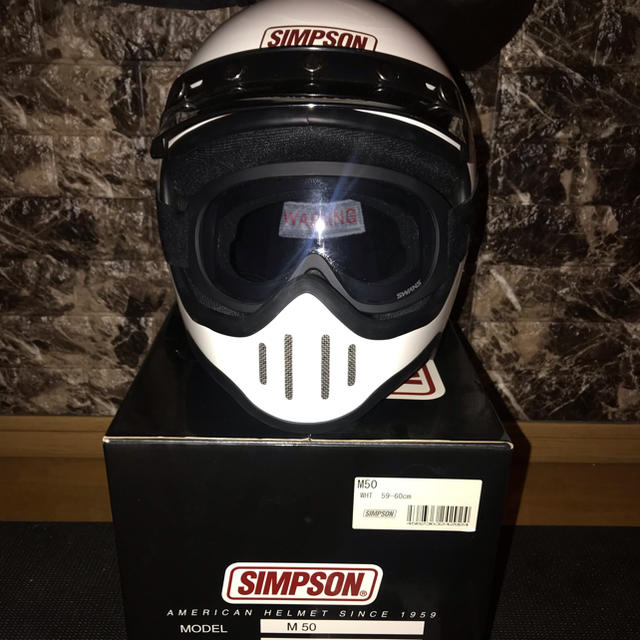 SIMPSON シンプソンヘルメット M50 Mサイズほぼ新品