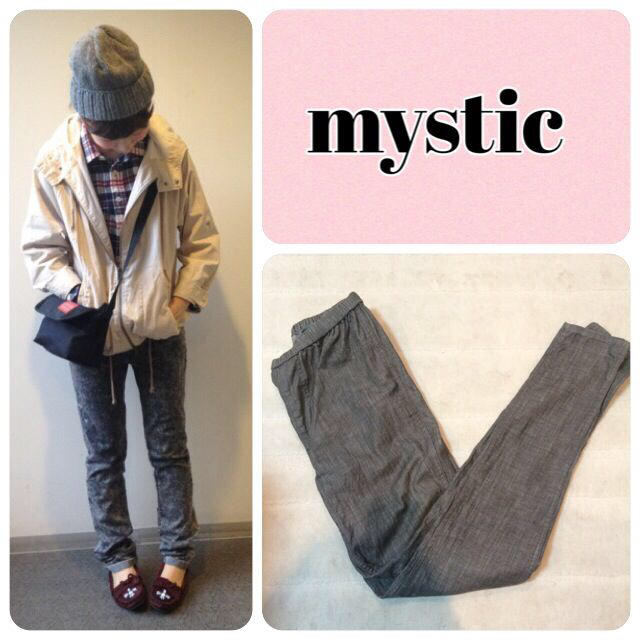 mystic(ミスティック)の【桃ちゃん着用】mystic♡パギンス レディースのパンツ(デニム/ジーンズ)の商品写真