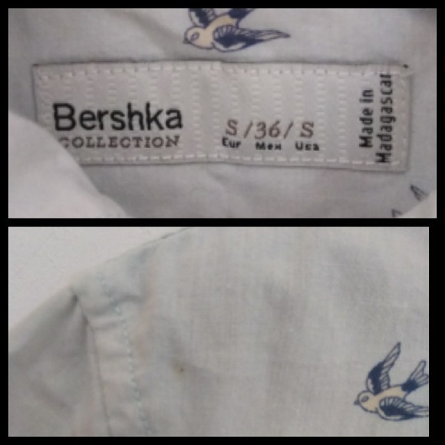Bershka(ベルシュカ)のBershka■つばめ柄シャツ■総柄 メンズのトップス(シャツ)の商品写真