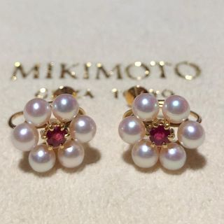 MIKIMOTO ミキモト K18 ベビーパール イヤリング 真珠 パール 美品