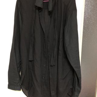 ヨウジヤマモト(Yohji Yamamoto)のYohji Yamamoto 18ss リボンシャツ(シャツ)