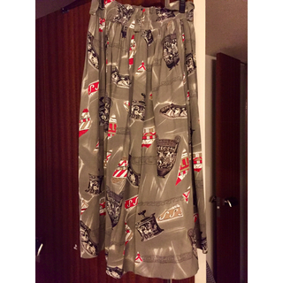 ビューティアンドユースユナイテッドアローズ(BEAUTY&YOUTH UNITED ARROWS)のROKUセレクト ヴィンテージスカート 美品(ロングスカート)