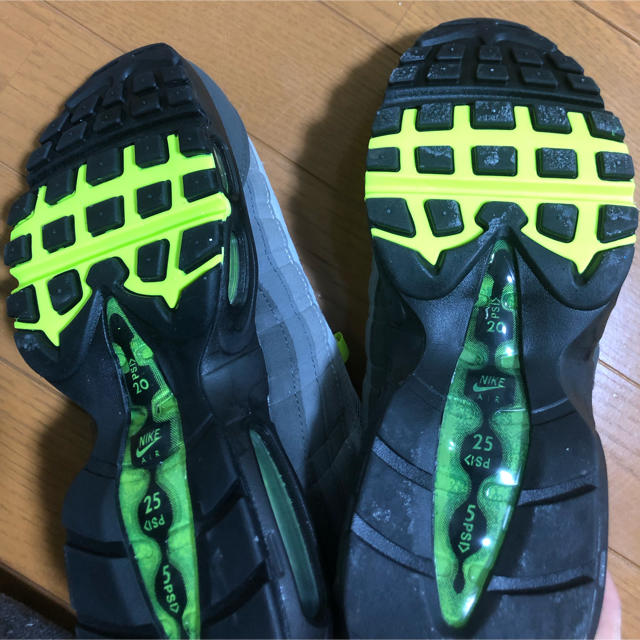 エアマックス95 風 イエローグラデ メンズの靴/シューズ(スニーカー)の商品写真