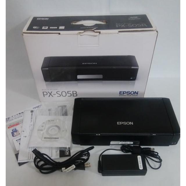 エプソン モバイルプリンター PX-S05B 通電確認の通販 by ぼんた's ...