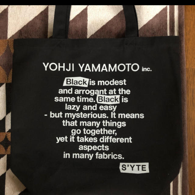 Yohji Yamamoto(ヨウジヤマモト)のヨウジヤマモト トートバッグ メンズのバッグ(トートバッグ)の商品写真