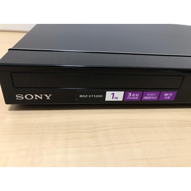 SONY(ソニー)のBDZ-ET1200 ブルーレイレコーダー スマホ/家電/カメラのテレビ/映像機器(ブルーレイレコーダー)の商品写真
