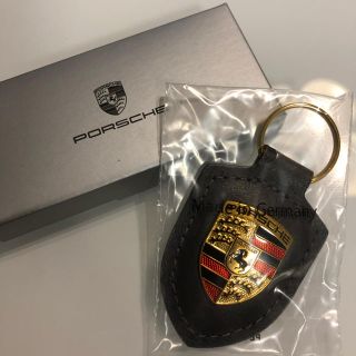 ポルシェ(Porsche)のポルシェキーホルダー【グレー】(キーホルダー)