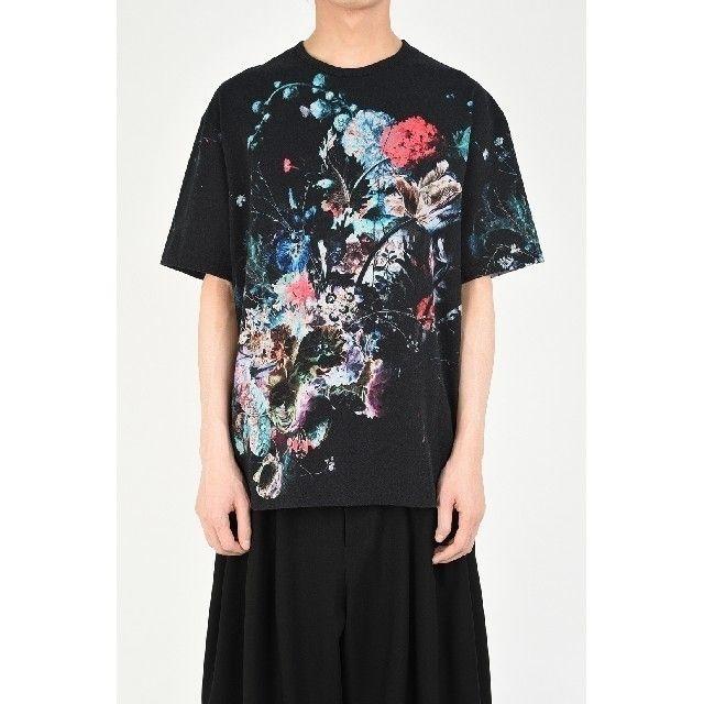 ラッドミュージシャン  花柄　ビッグTシャツ　19ss 半袖ホワイト　タグあり