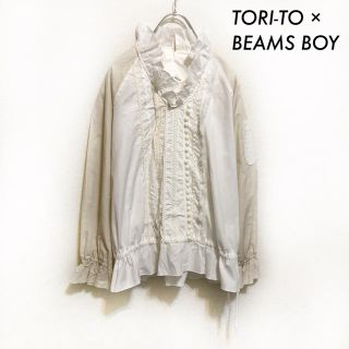 ビームスボーイ(BEAMS BOY)のTORI-TO × BEAMS BOY★ラグラン切替 レース付き 長袖ブラウス(シャツ/ブラウス(長袖/七分))