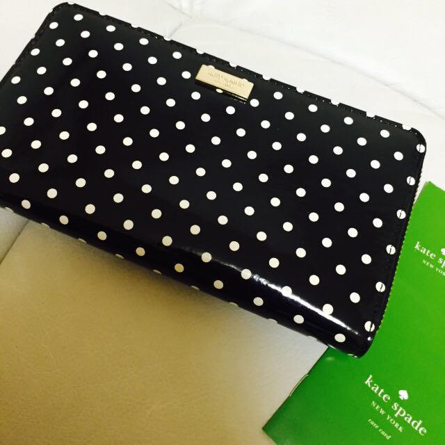 kate spade♡水玉柄長財布♡新品