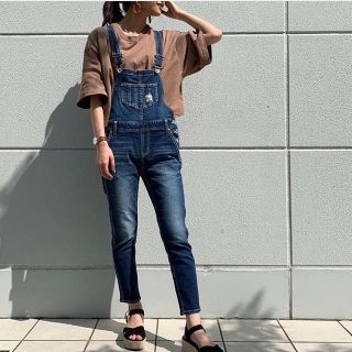 ロデオクラウンズワイドボウル(RODEO CROWNS WIDE BOWL)のRCWB♡最新作！BOOST DENIM サロペット S(サロペット/オーバーオール)