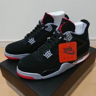 ナイキ(NIKE)のエアジョーダン4 Bred(スニーカー)