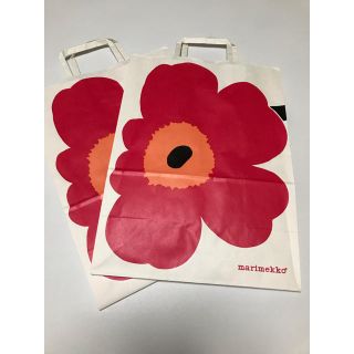 マリメッコ(marimekko)のマリメッコ☆ショップ袋 2枚(ショップ袋)