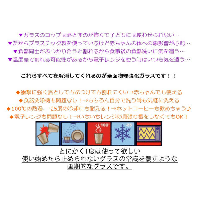 DURALEX(デュラレックス)の強化ガラス製 カップ&ソーサー6客セット インテリア/住まい/日用品のキッチン/食器(食器)の商品写真