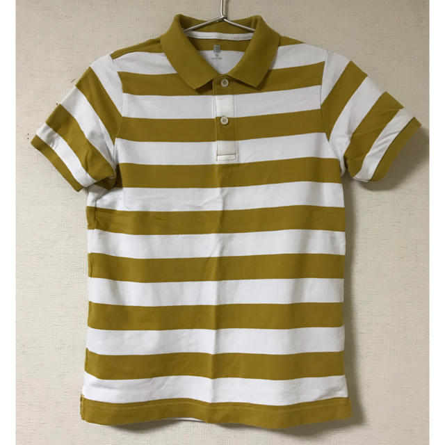 UNIQLO(ユニクロ)のUNIQLO  ポロシャツ ボーダー 150 キッズ/ベビー/マタニティのキッズ服男の子用(90cm~)(Tシャツ/カットソー)の商品写真