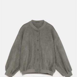 ザラ(ZARA)の2019S/S ZARA スエード風ボンバージャケット(ブルゾン)