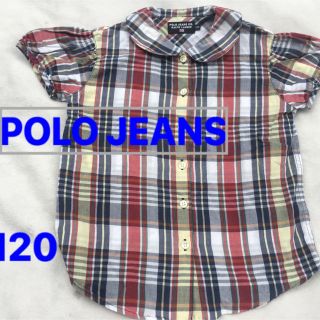 ポロラルフローレン(POLO RALPH LAUREN)の１回着 綺麗 POLO JEANS ブラウス 120 ファミリア ミキハウス (ブラウス)